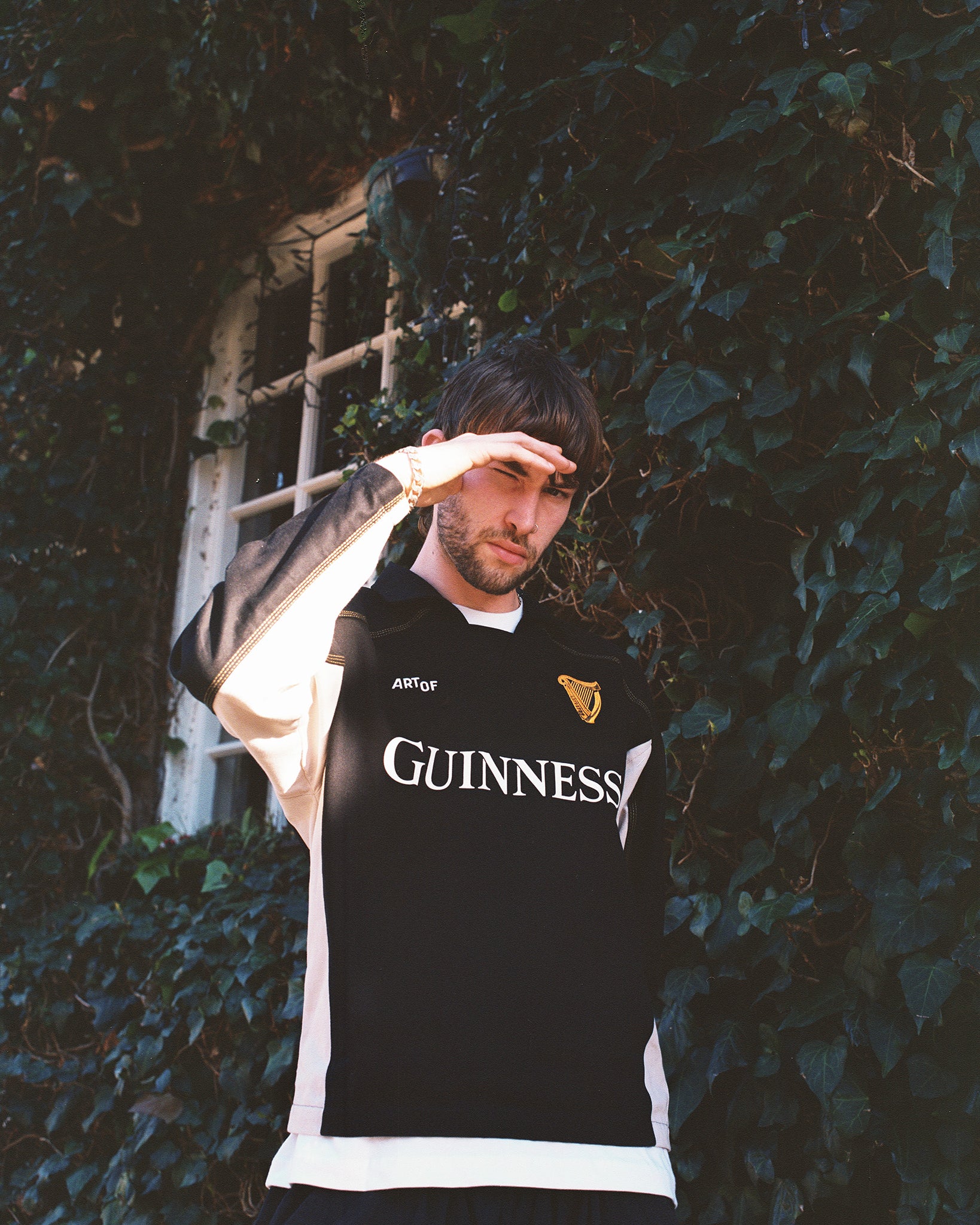 ART OF x Guinness Drill Top | Long Sleeved Embroidered Football Top