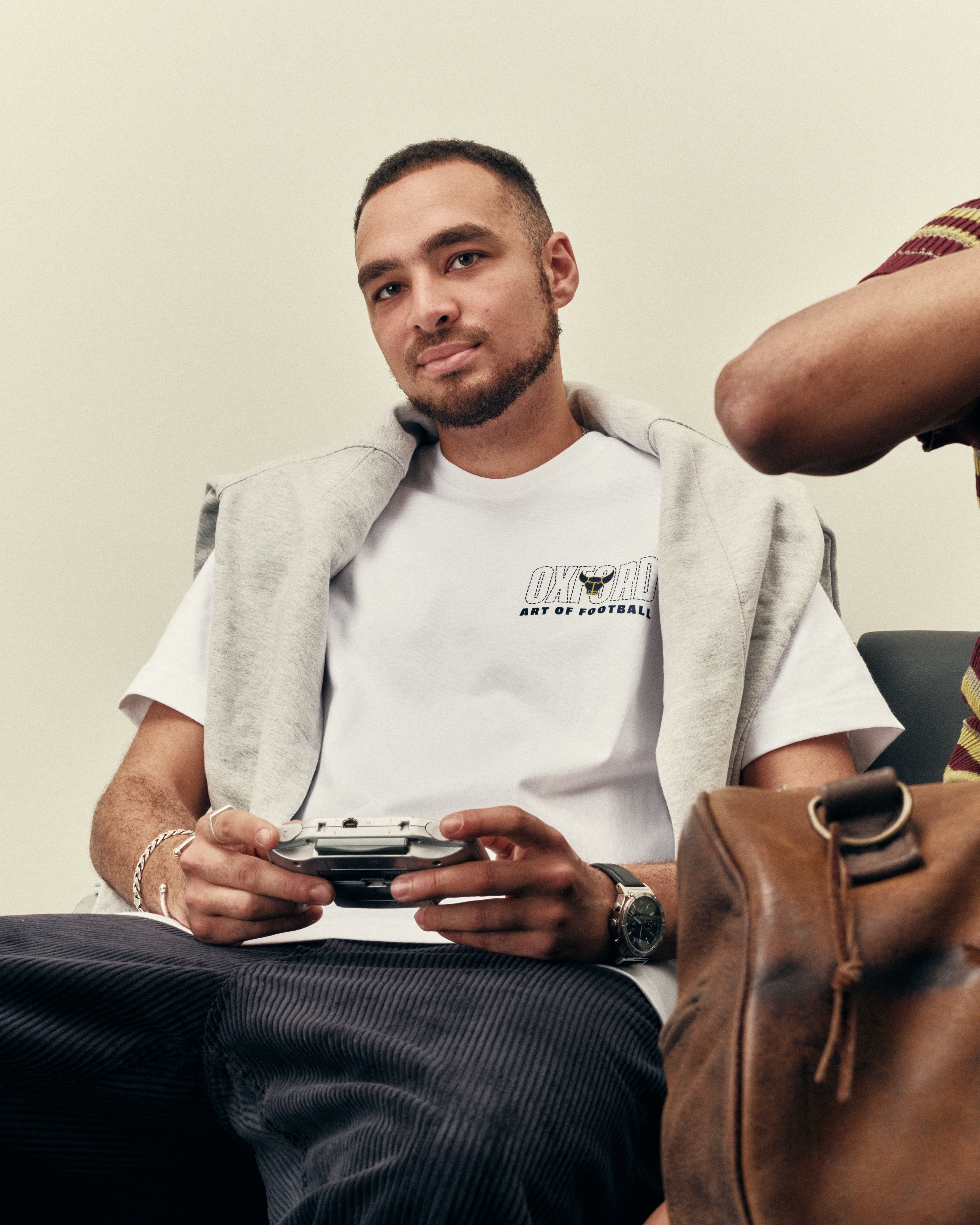 ART OF x Oxford 90s Tee | OUFC White Graphic Football T-shirt