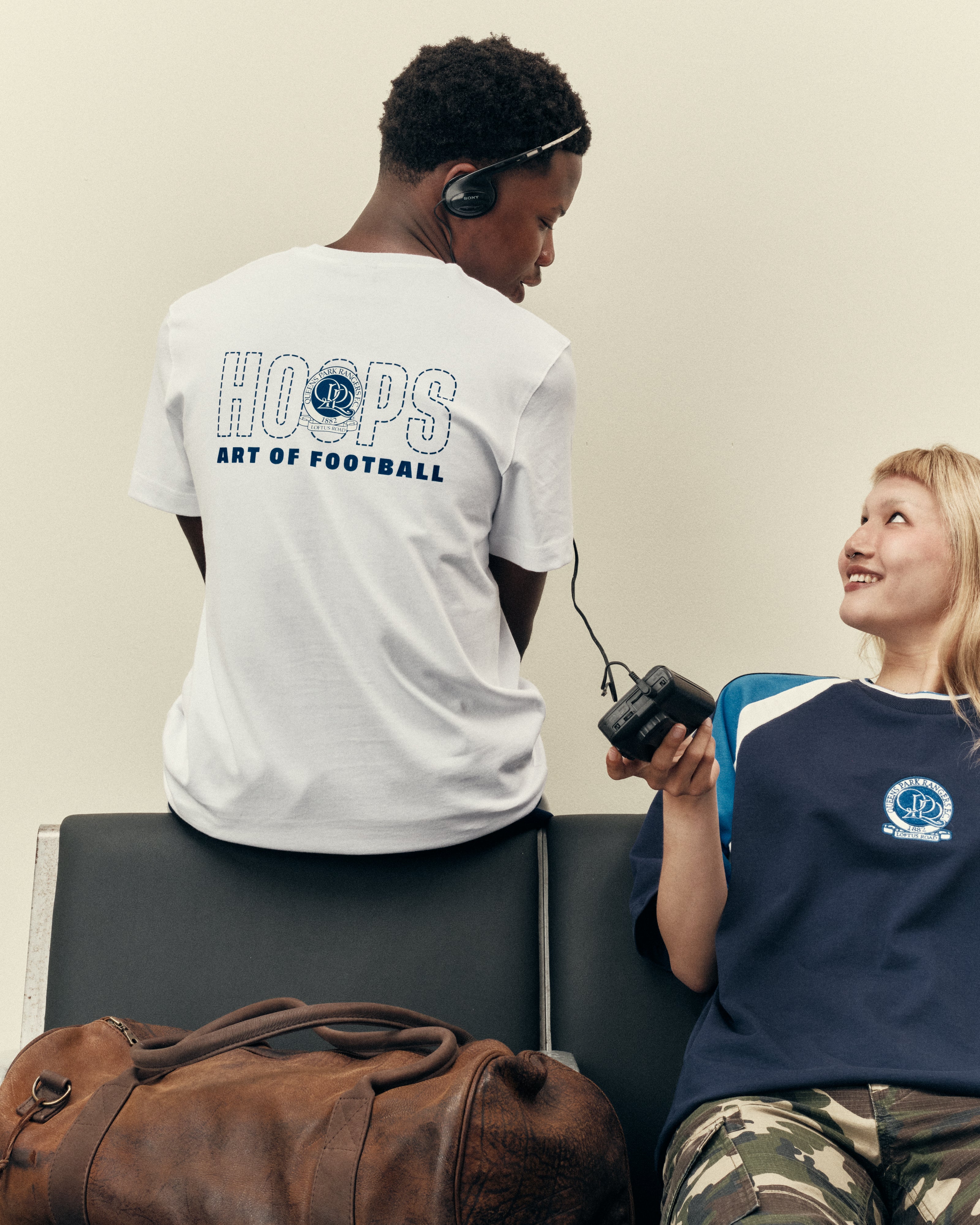 ART OF x QPR 90s Tee | White Graphic Football T-shirt