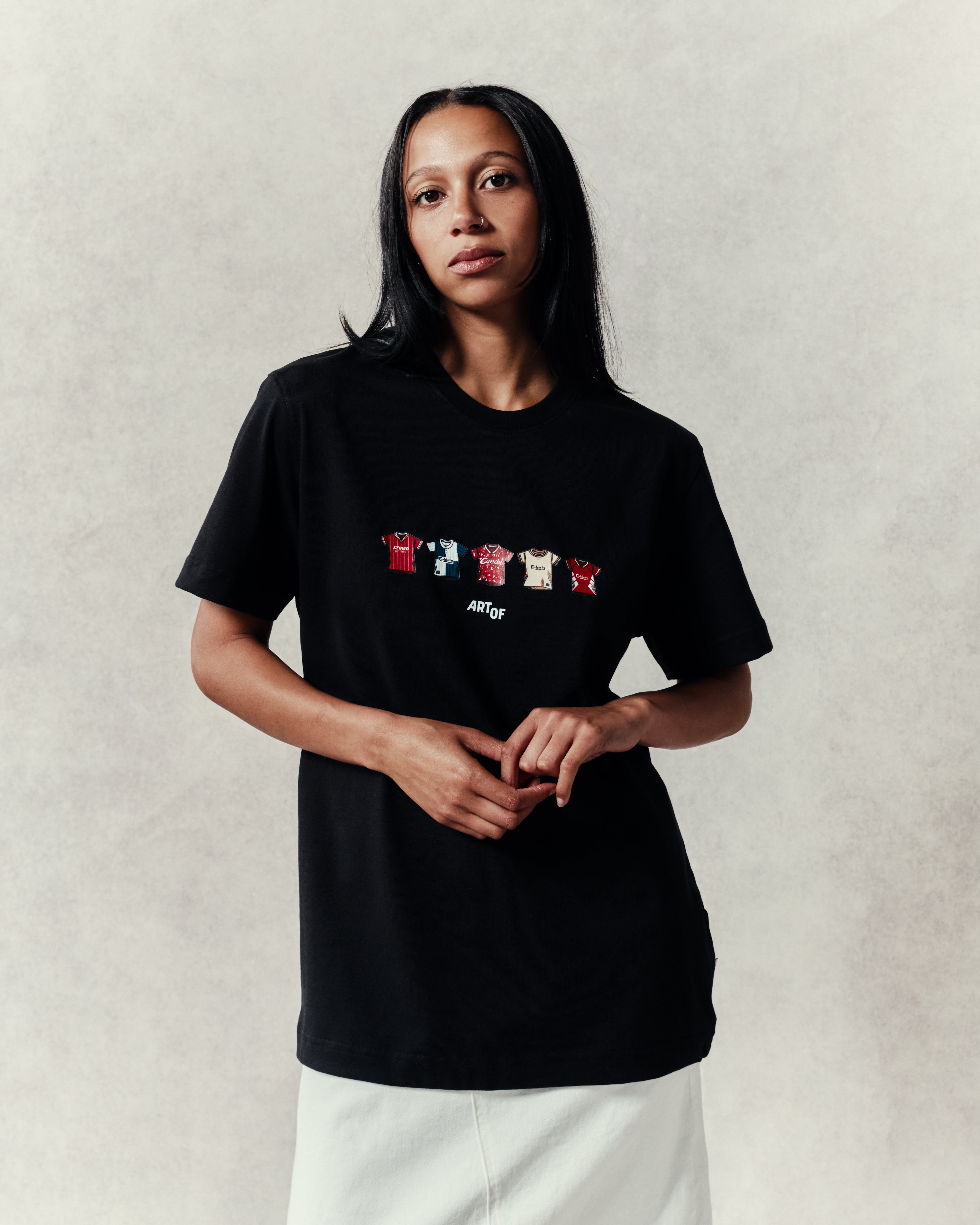 ART OF LFC Printed Classics Tee | Black Graphic Football T-shirt