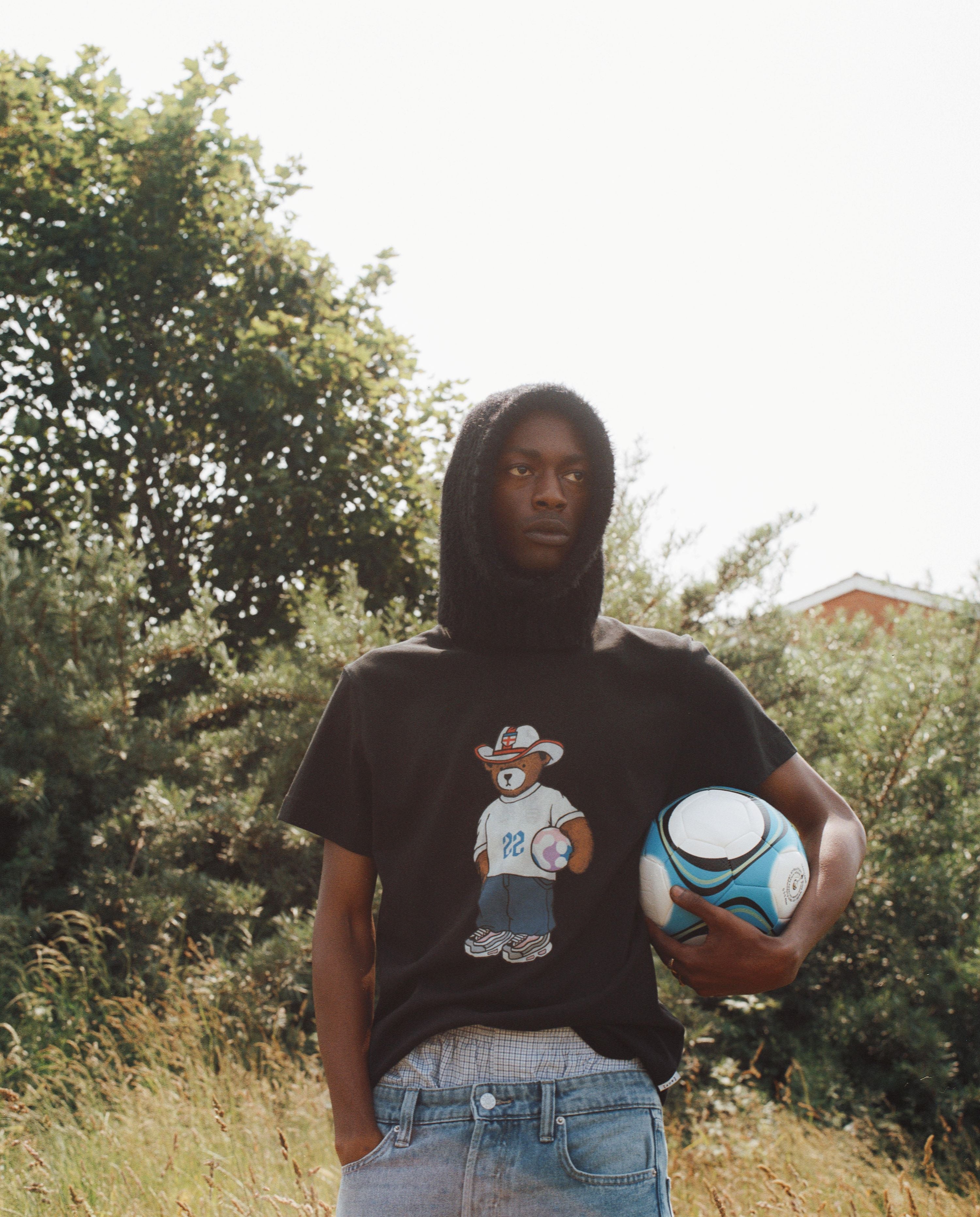 ART OF It Came Home Pickles Tee | Navy Graphic Football T-shirt