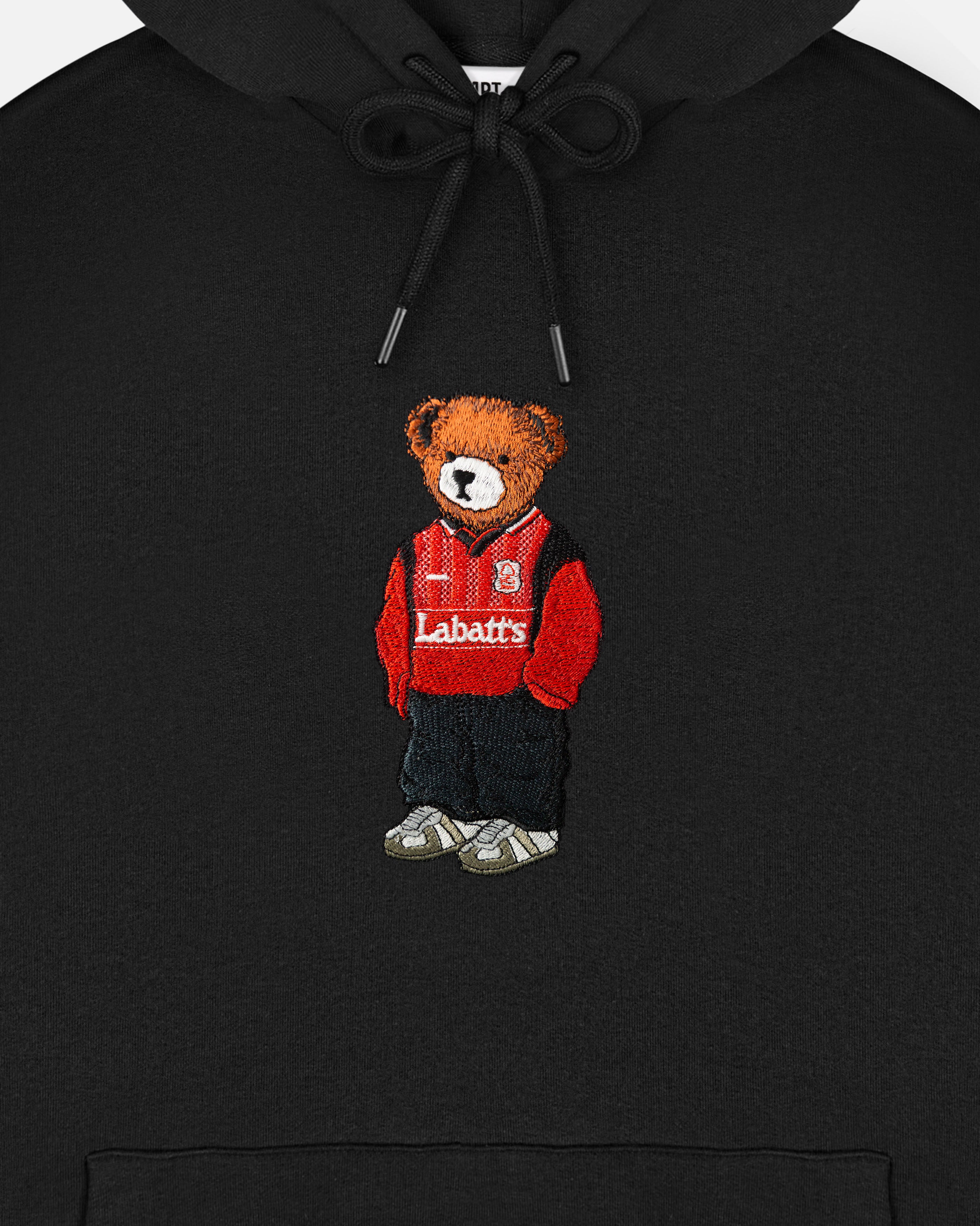 ART OF x Forest Pickles Hoodie | NFFC Black Embroidered Football Sweat