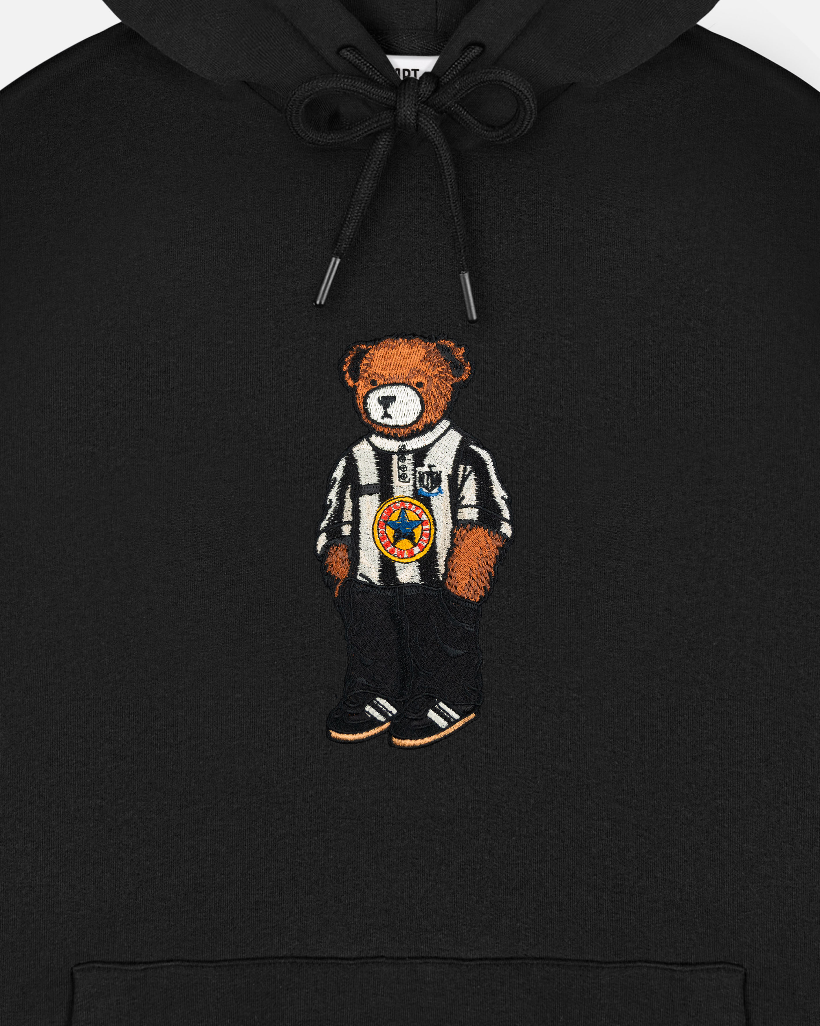 ART OF x Toon Pickles Hoodie | NUFC Black Embroidered Football Sweat