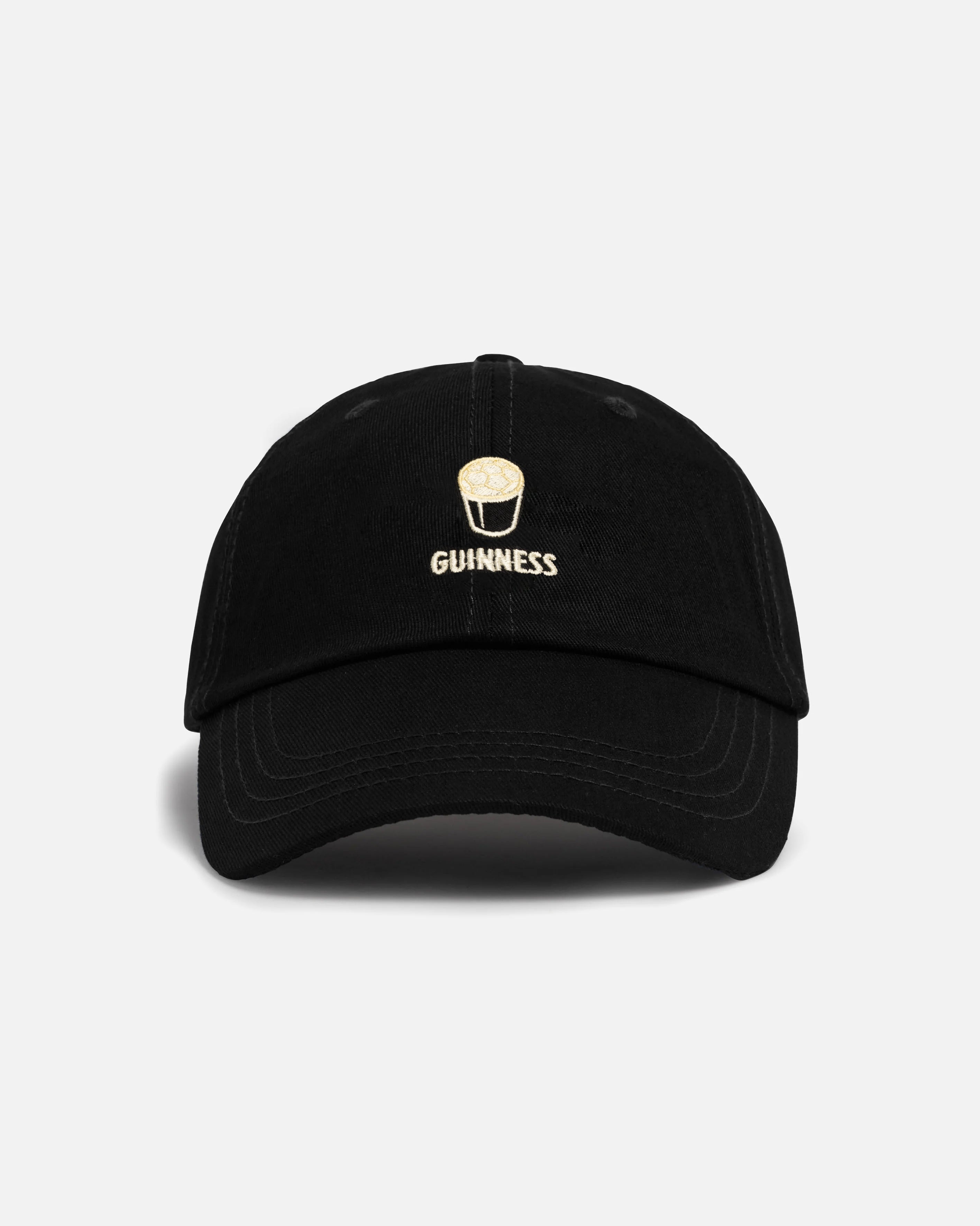 ART OF x Guinness Cap | Black Cotton Embroidered Football Hat