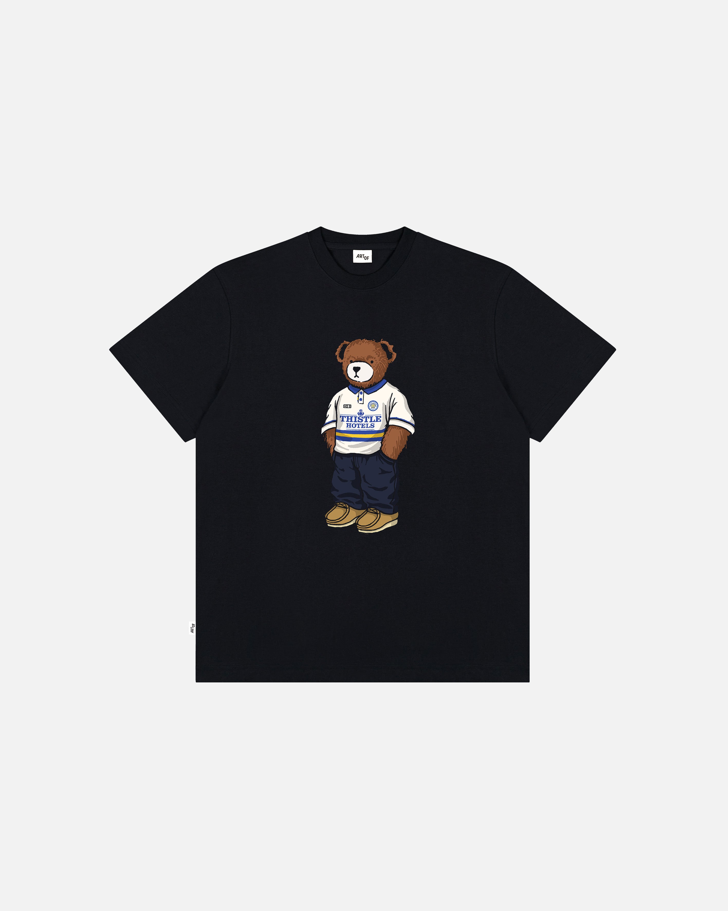 ART OF x Leeds Home Pickles | Black Graphic Football T-shirt