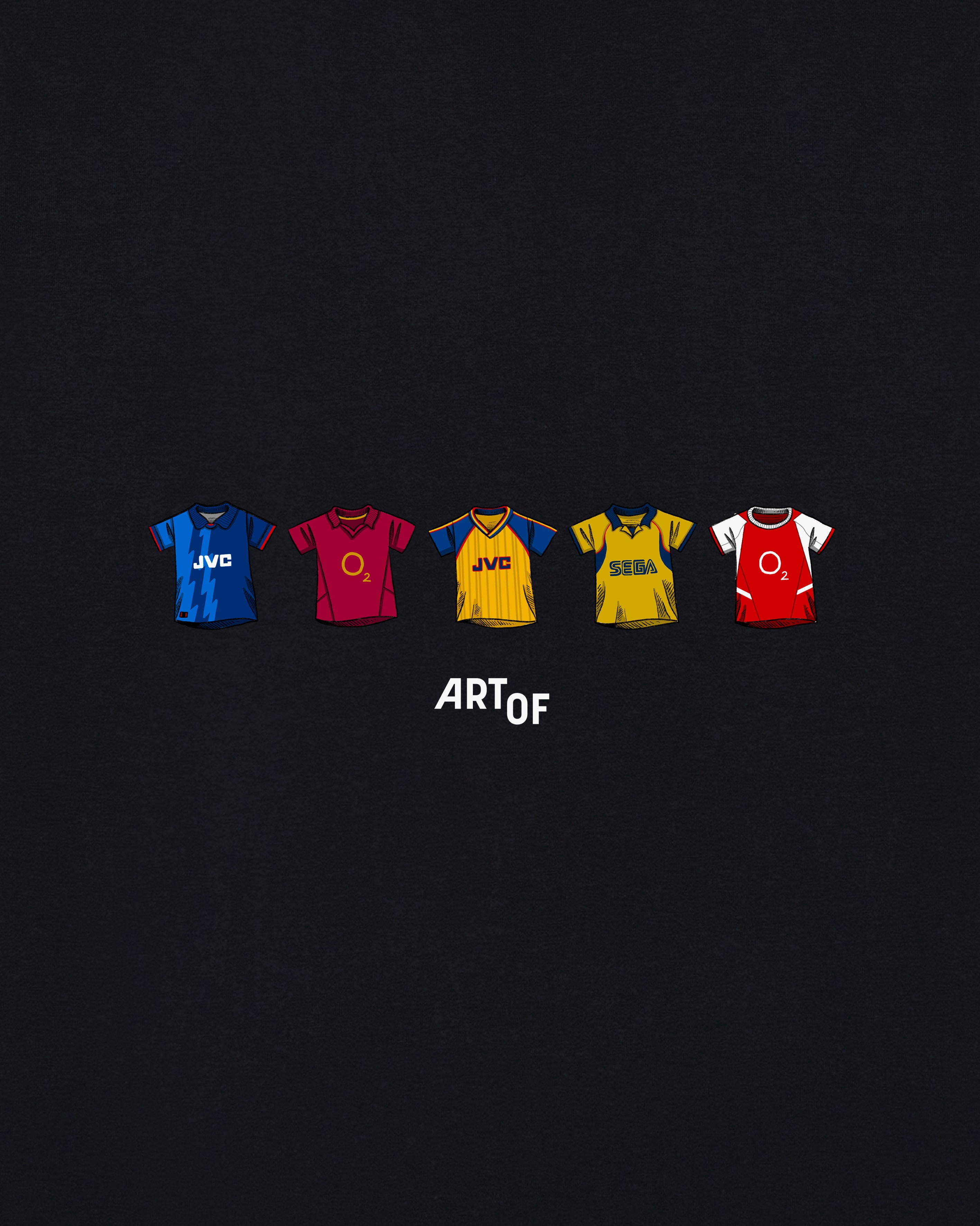 ART OF AFC Classics Tee | Black Graphic Football T-shirt