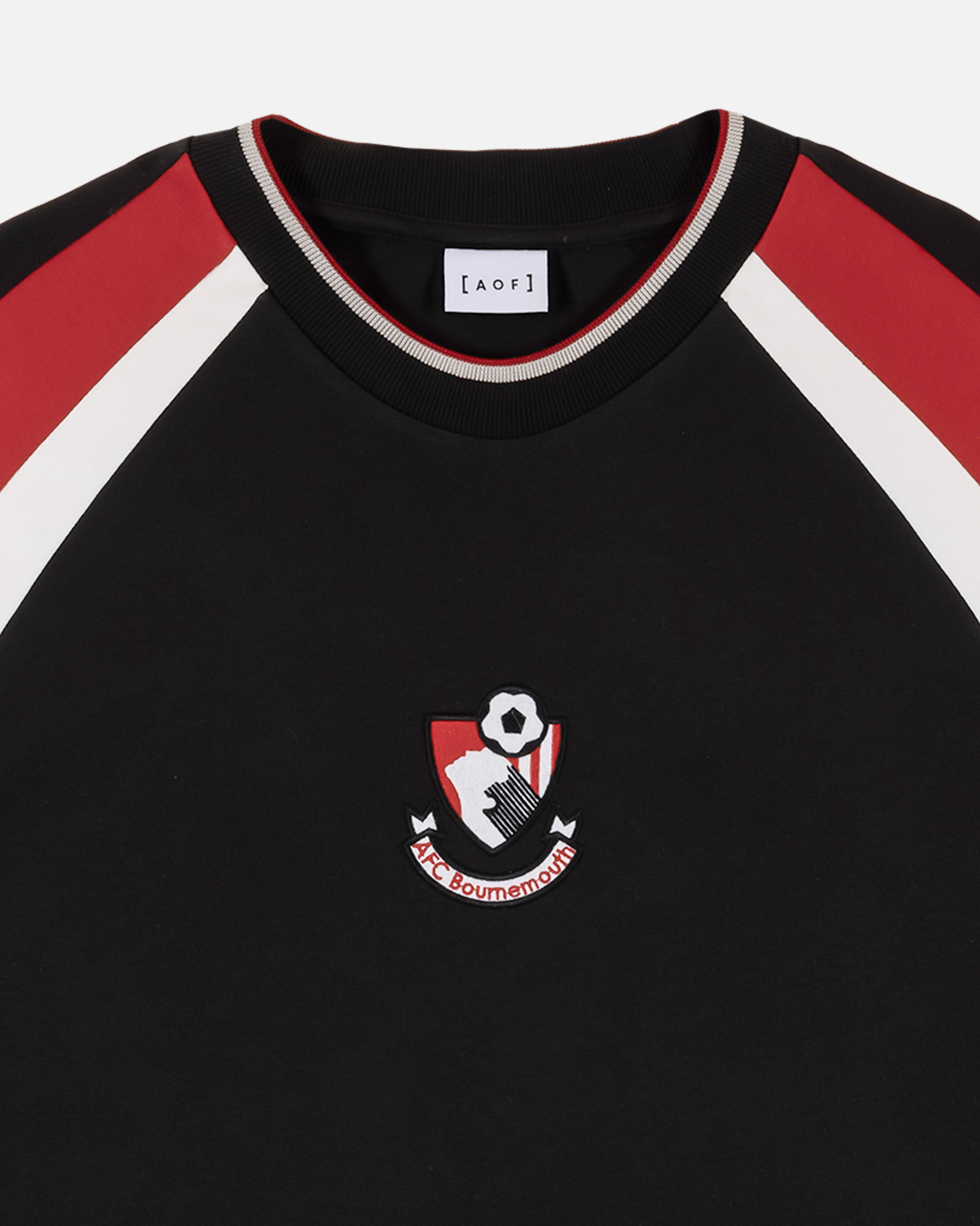 AOF x Bournemouth 90s Oversized Panelled T-shirt | Art of Football