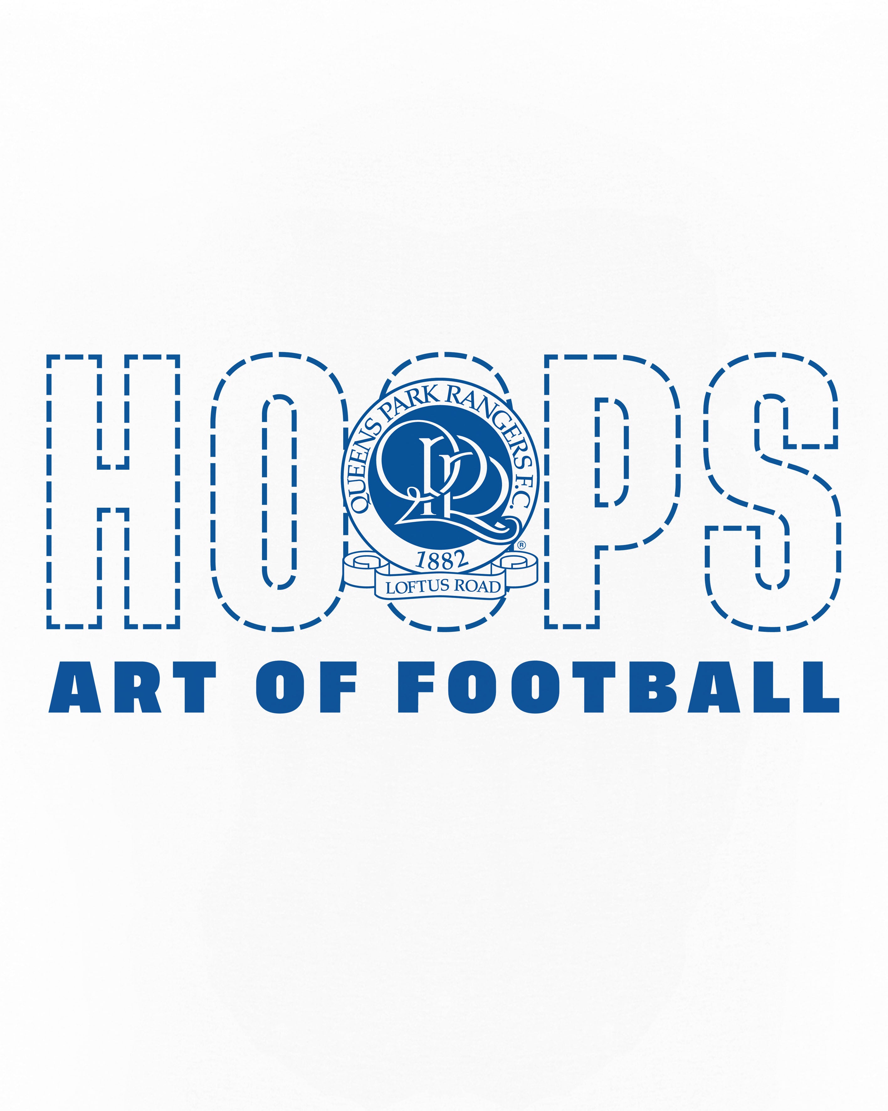 ART OF x QPR 90s Tee | White Graphic Football T-shirt