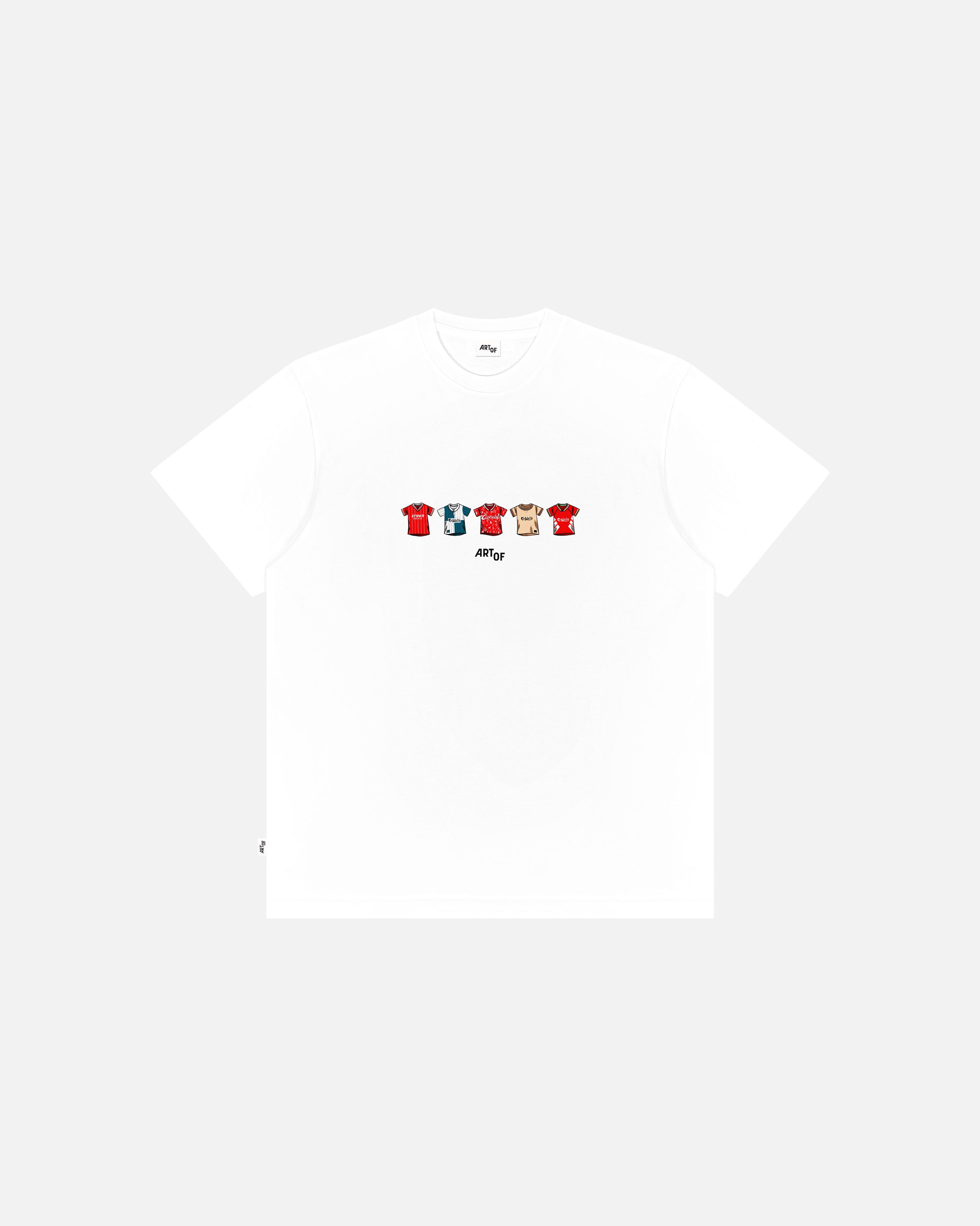 ART OF LFC Printed Classics Tee | White Graphic Football T-shirt