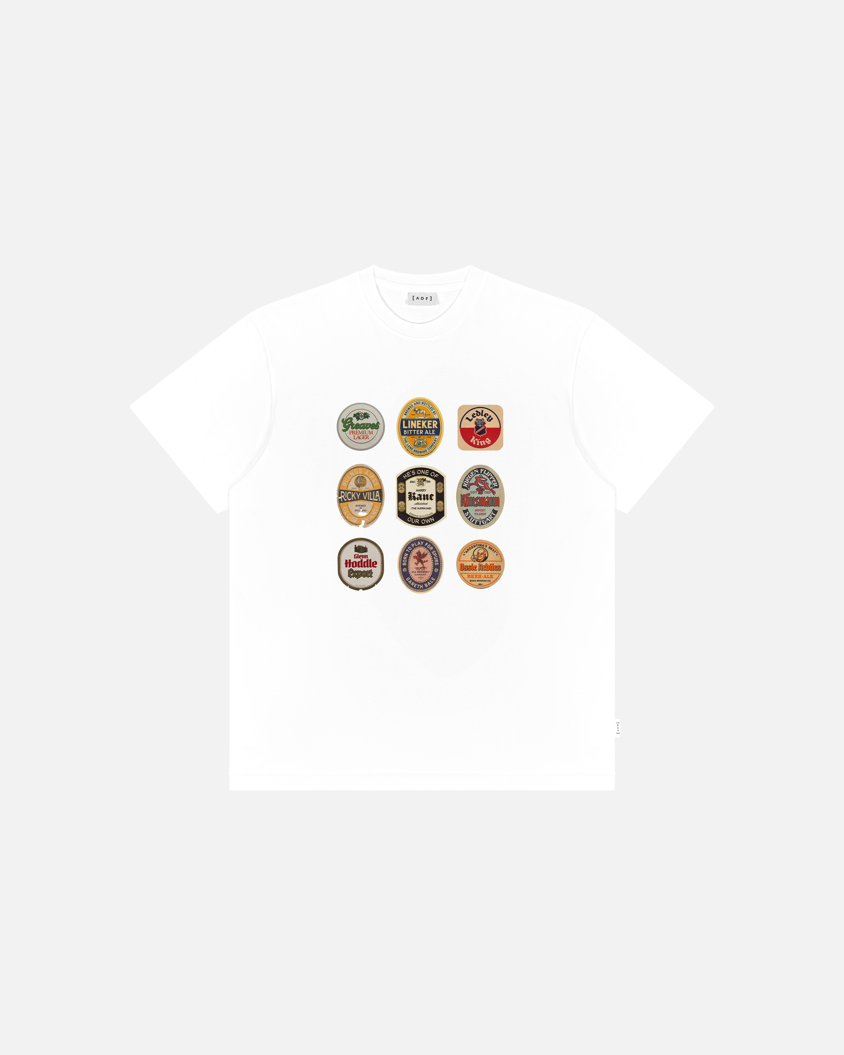 ART OF Spurs Brewed At The Lane Tee | THFC White Football T-shirt