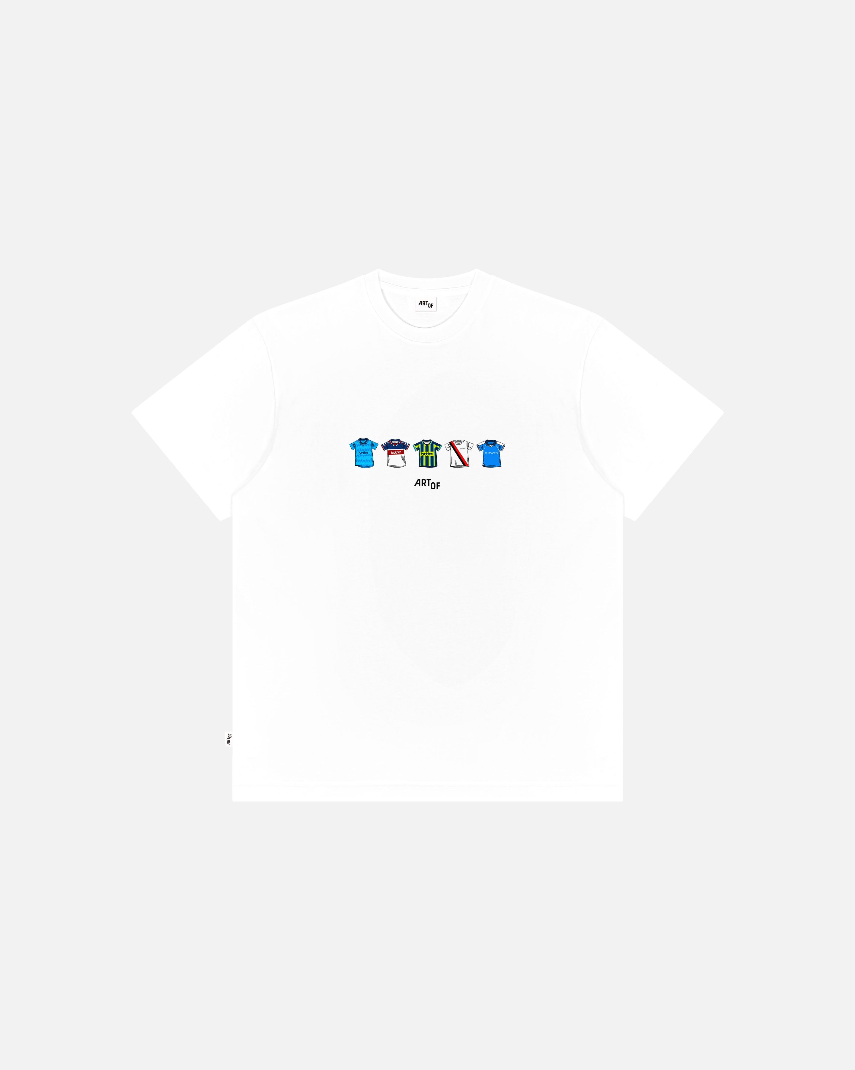 ART OF MCFC Printed Classics Tee | City White Graphic Football T-shirt