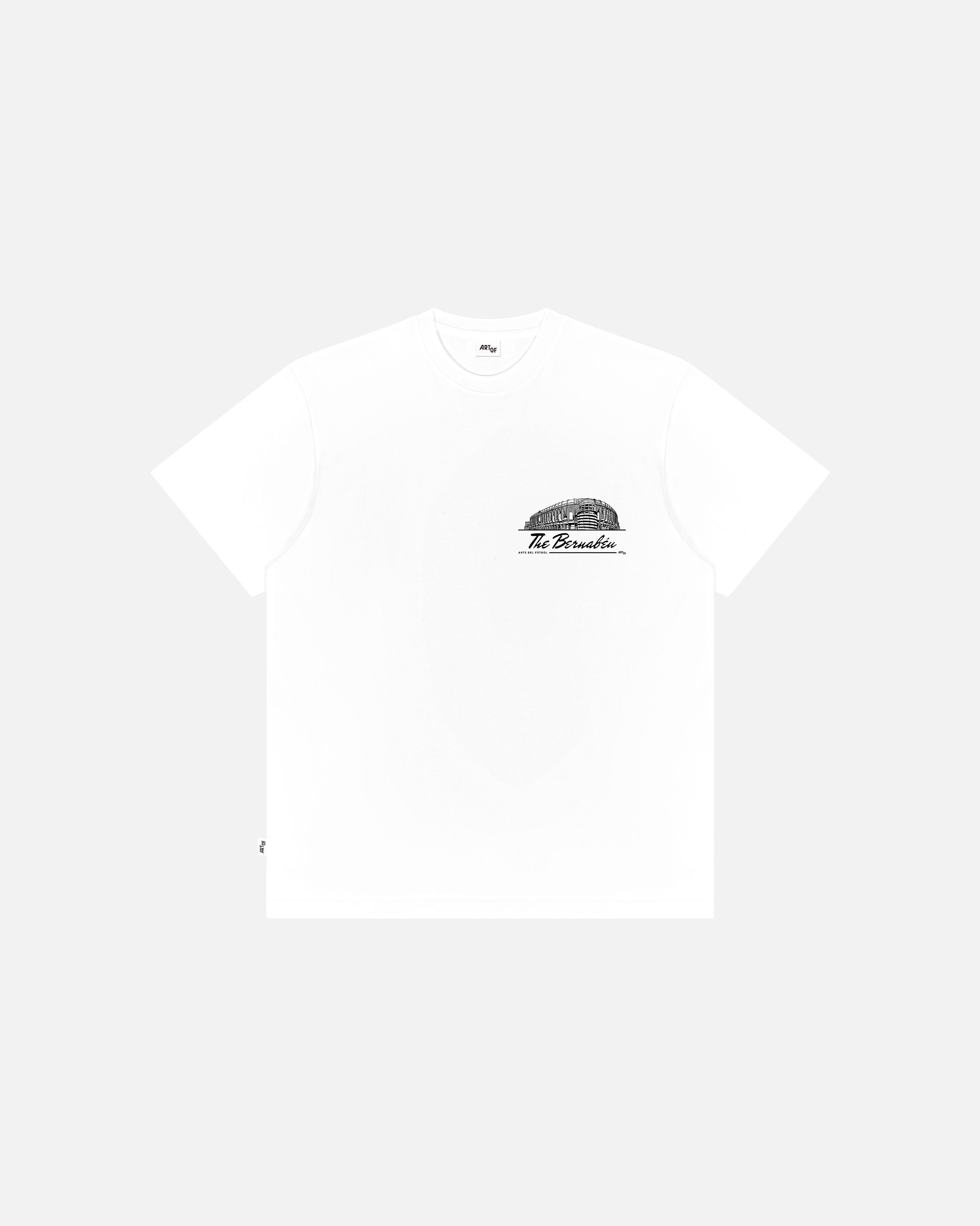 ART OF The Bernabéu Tee | RMCF White Graphic Football T-shirt