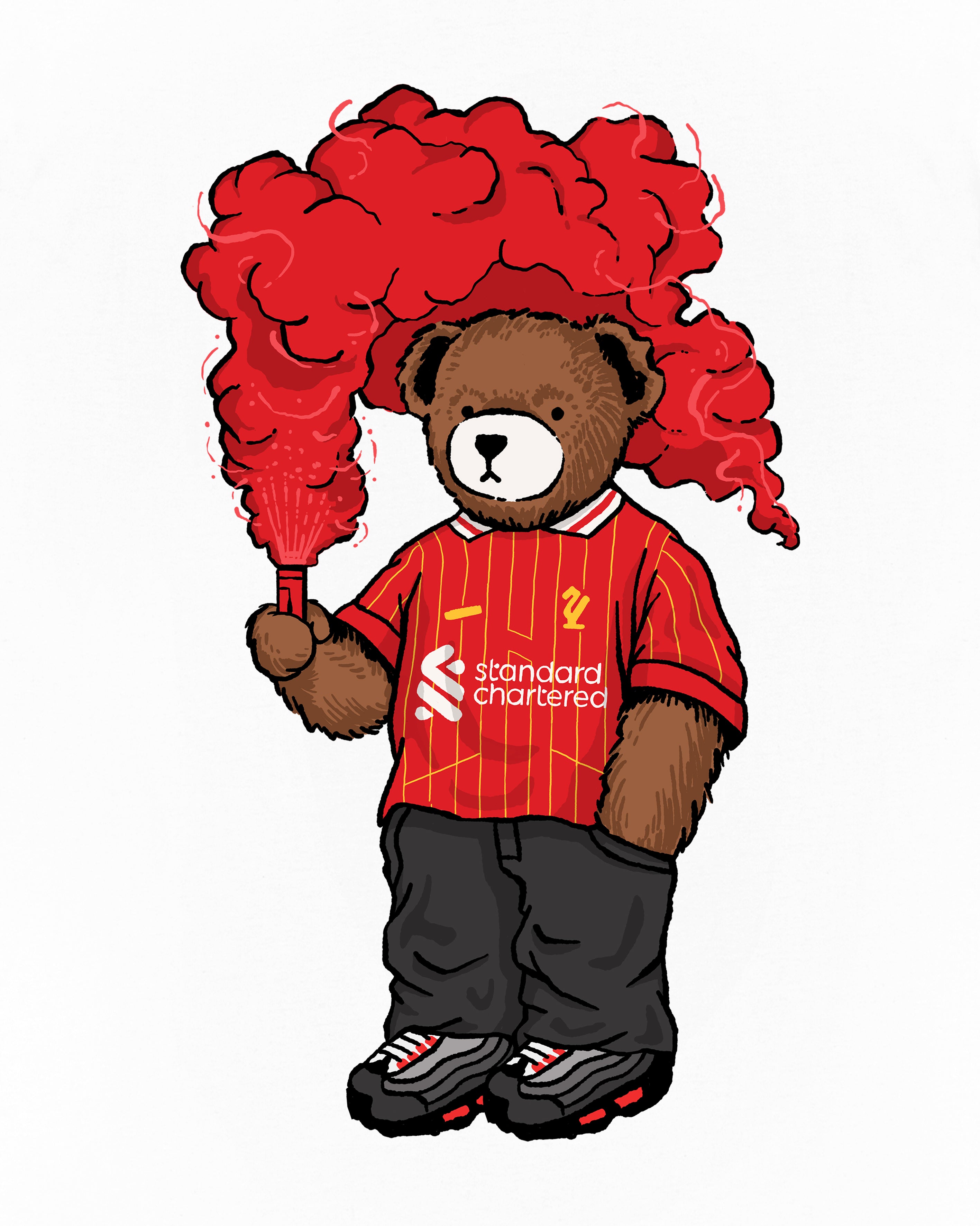 ART OF LFC Champions Pickles Tee | White Graphic Football T-shirt
