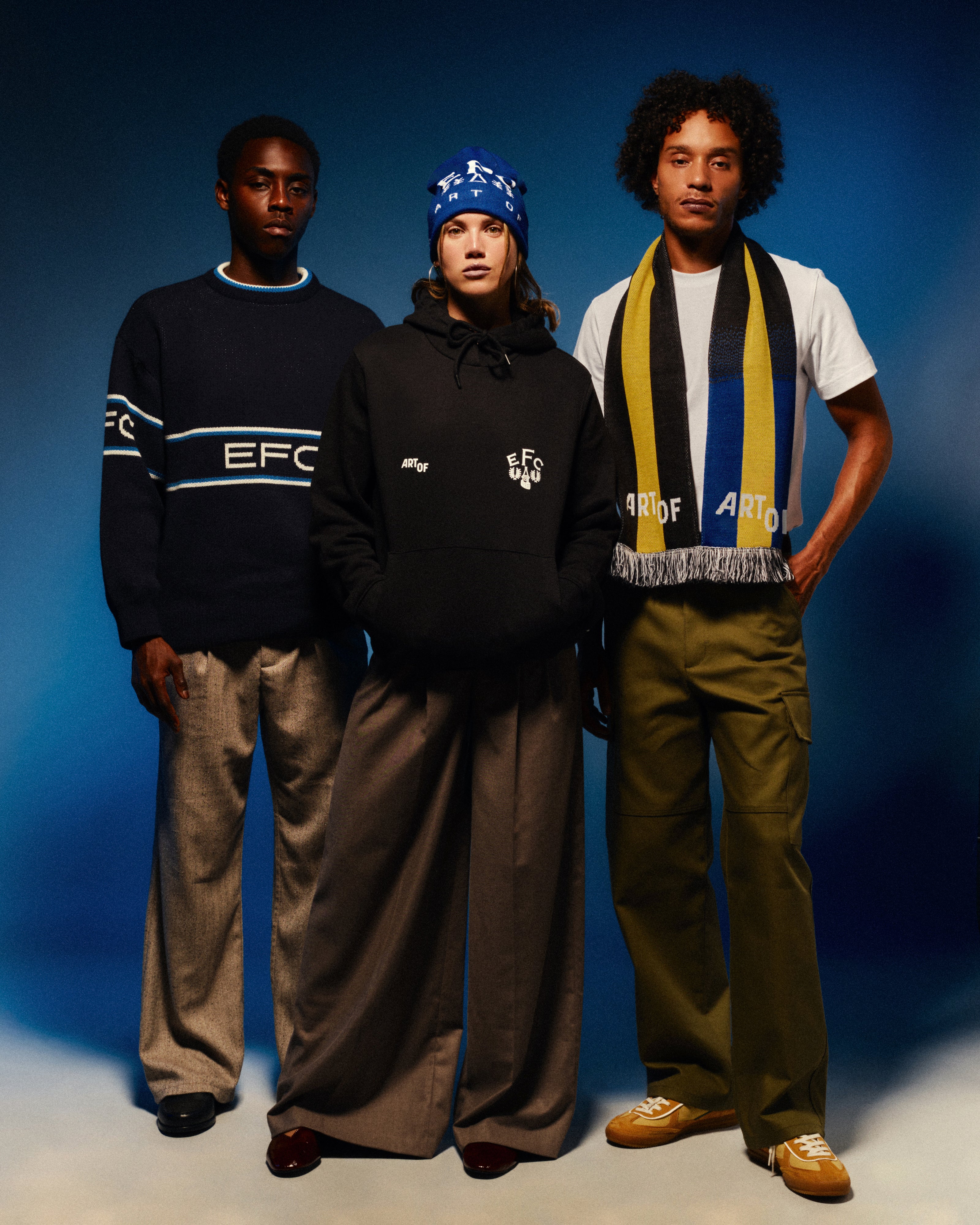 ART OF x Everton Heritage Scarf | Knitted Football Accessories