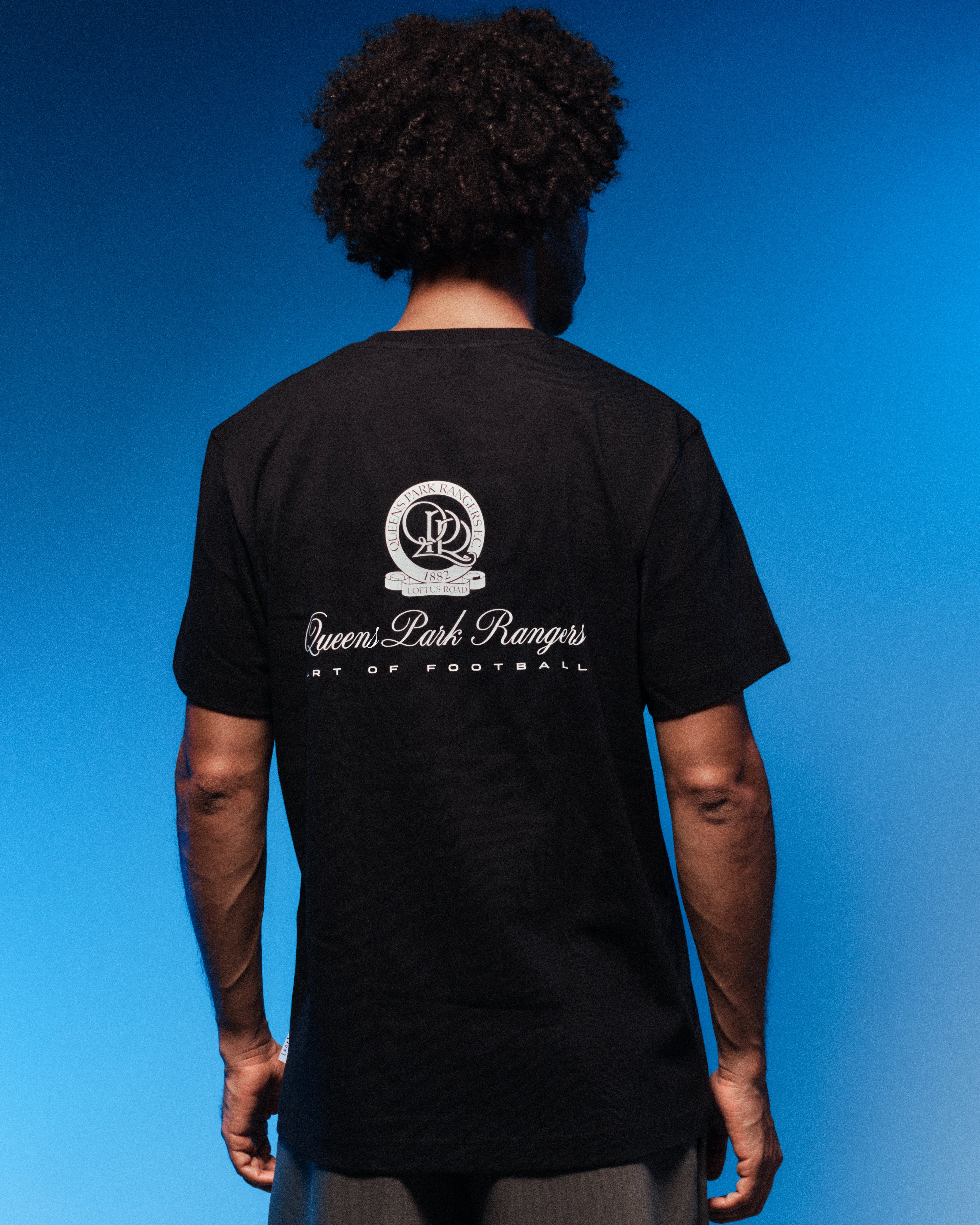 ART OF x QPR Heritage Tee | Black Graphic Football T-shirt