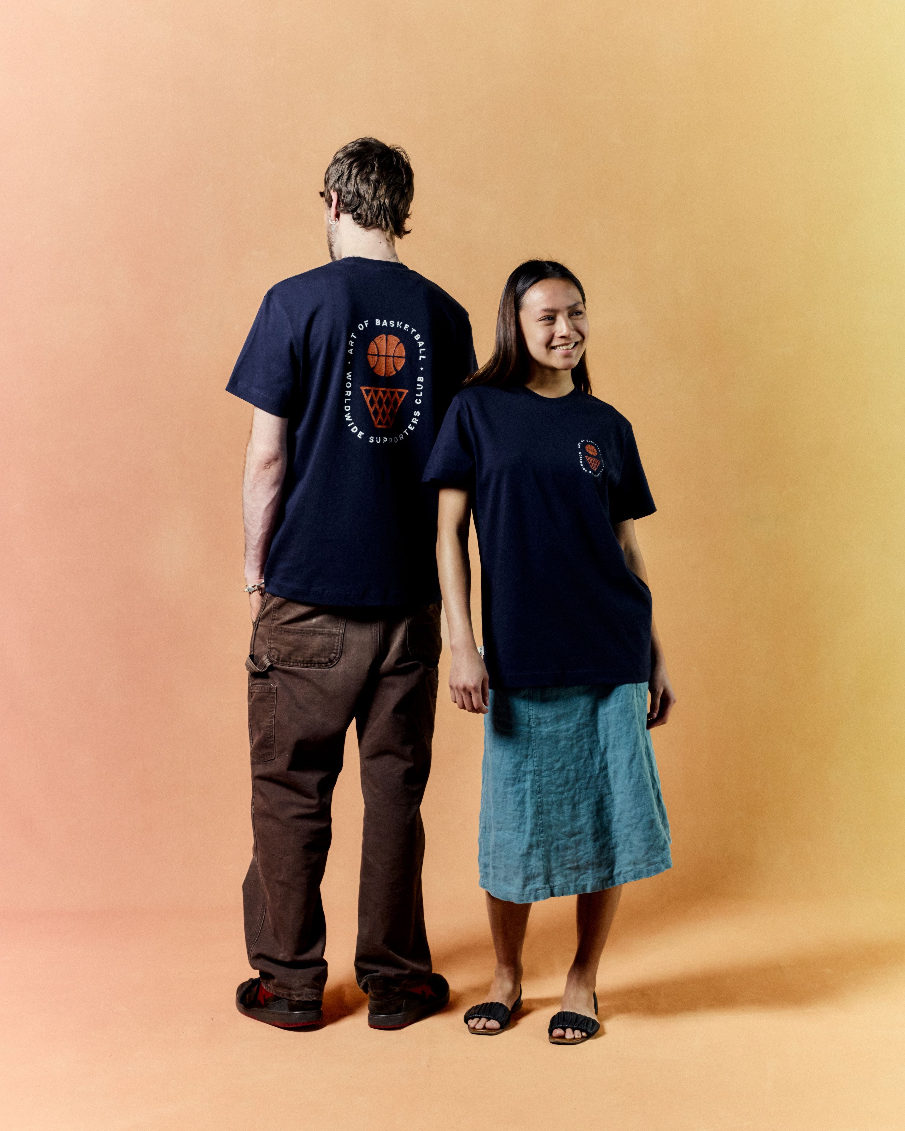 ART OF Basketball Tee | Navy Graphic T-shirt