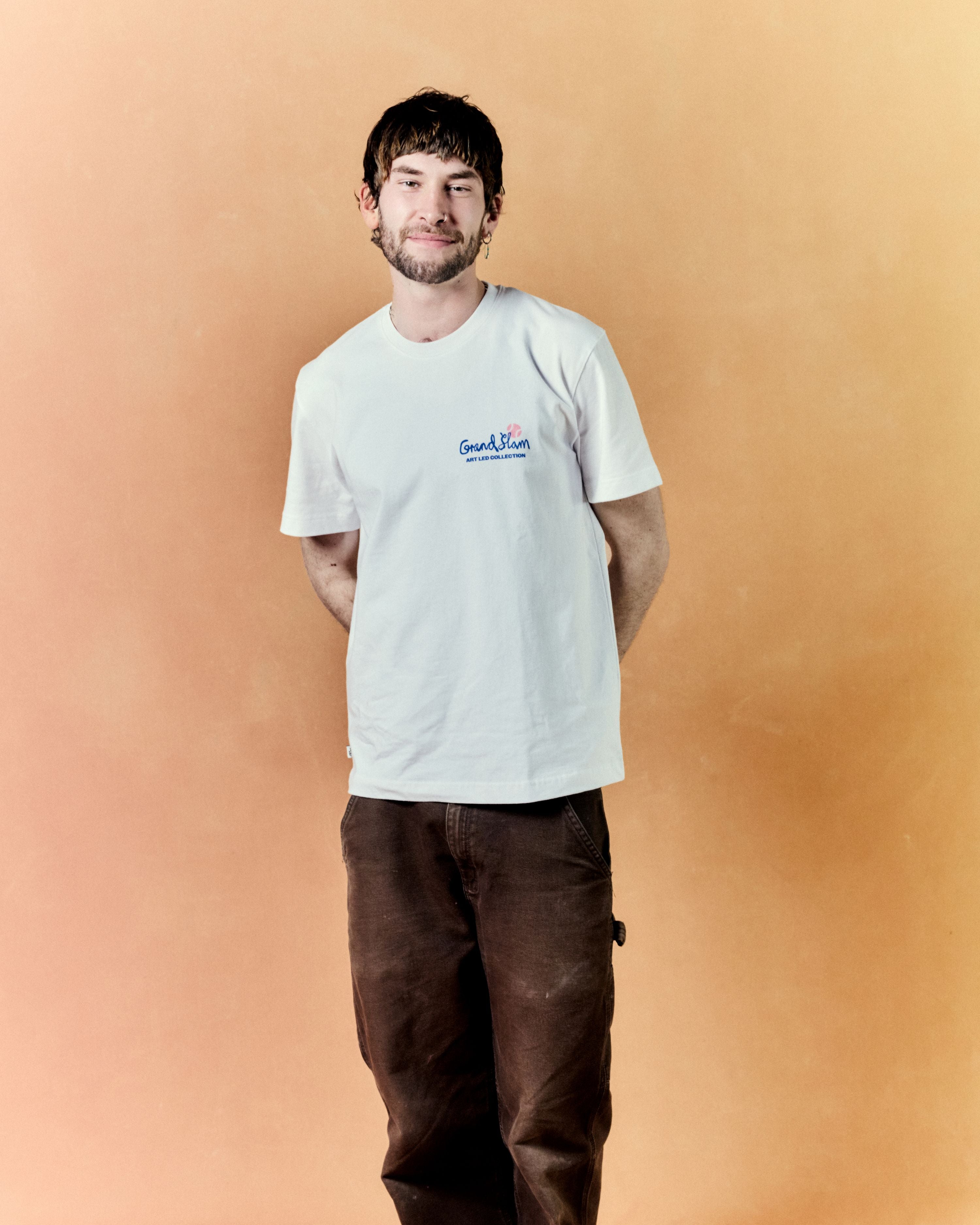 ART OF Grand Slam Sketchbook Tee | White Graphic Tennis T-shirt