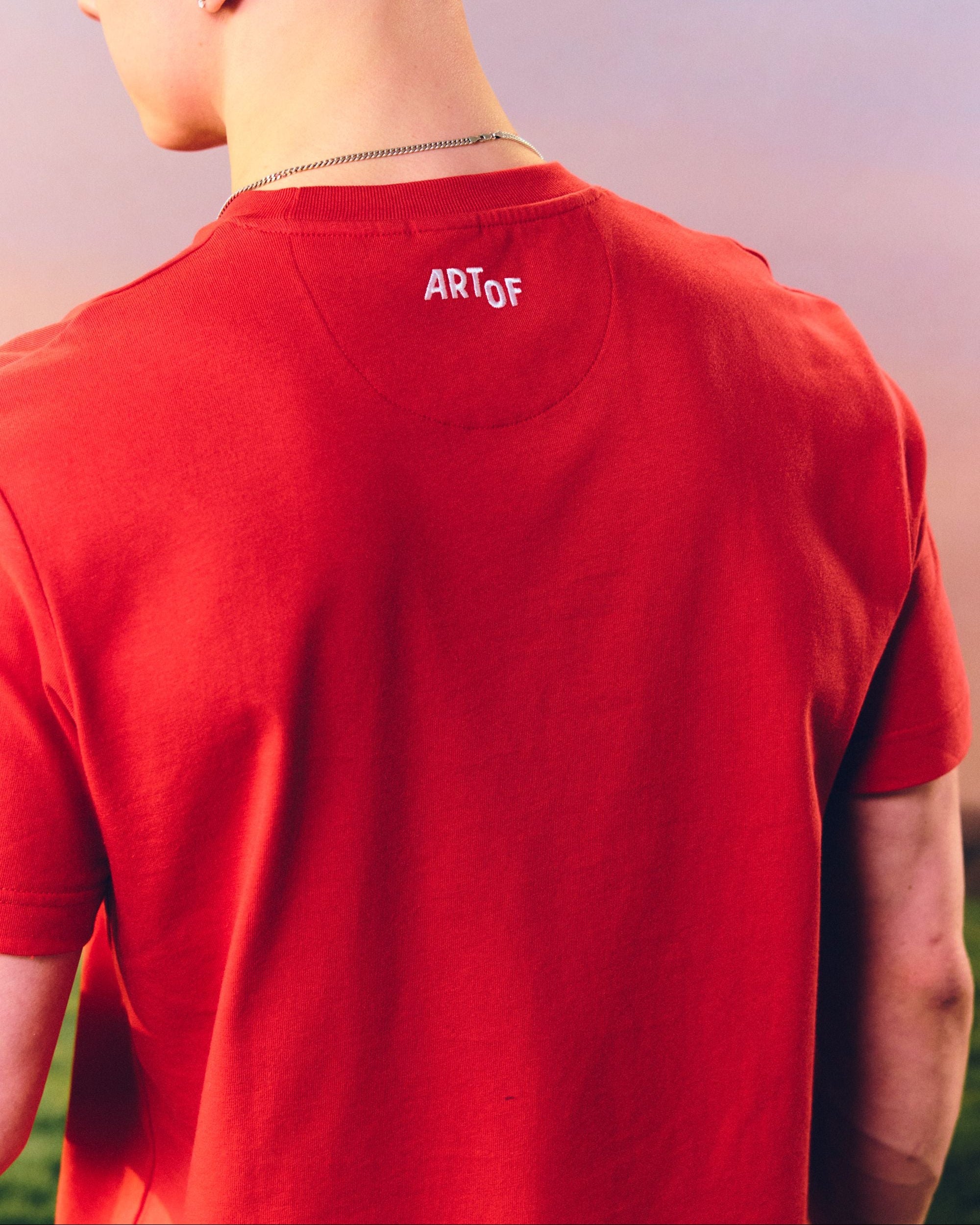ART OF x Sunderland AFC Embroidered Red Tee | Football T-shirt