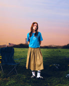 ART OF x Wolves Embroidered Teal Tee | Football T-shirt