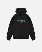 ART OF x Hibernian Embroidered Classics Black Hoodie | Football Sweat