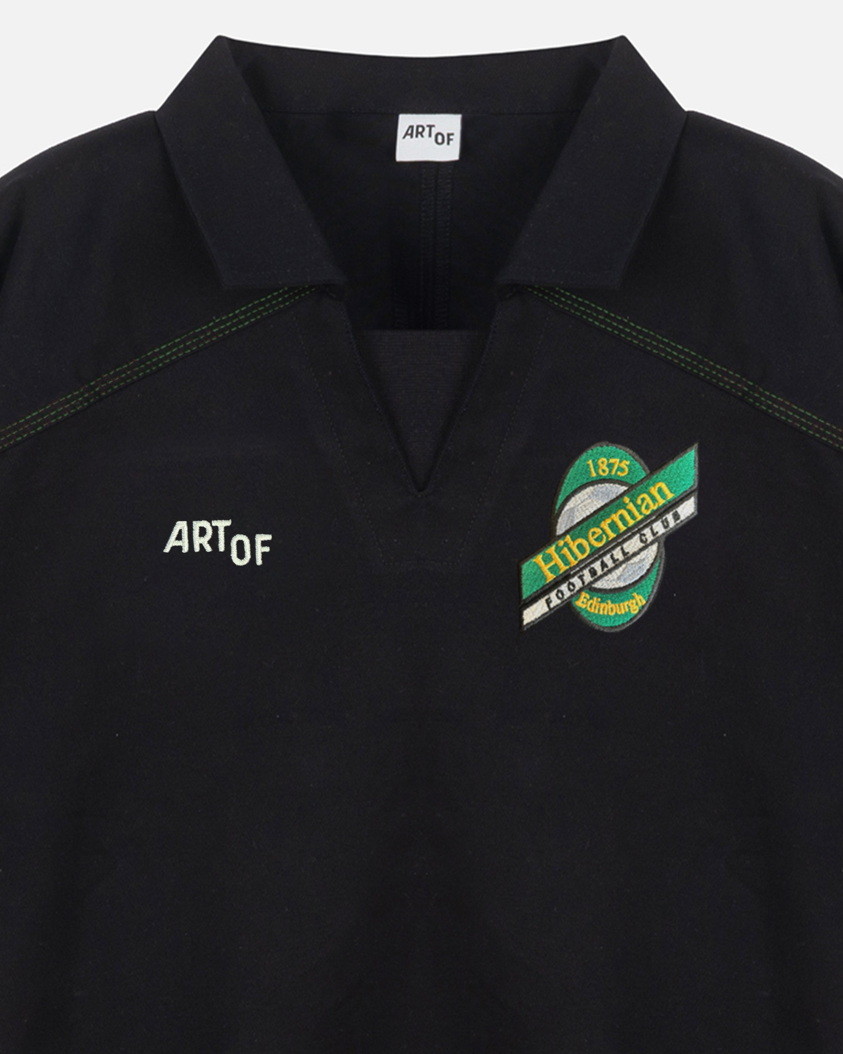 ART OF x Hibernian Drill Top | Long Sleeved Embroidered Football Merch