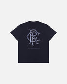 ART OF x Rangers 00s Graphic Tee | RFC Navy Printed Football T-shirt