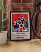 ART OF Sunderland Saturday Is For Football Framed Print | SAFC Art