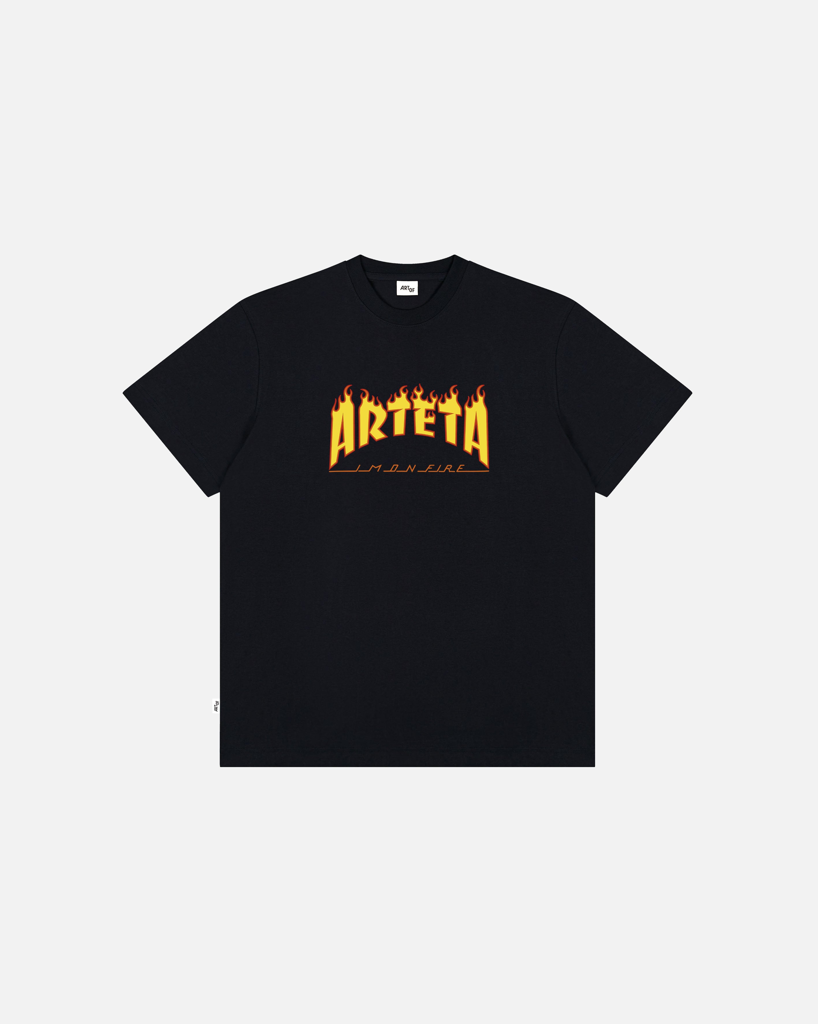 ART OF AFC FIRE! Tee | Black Graphic Football T-shirt