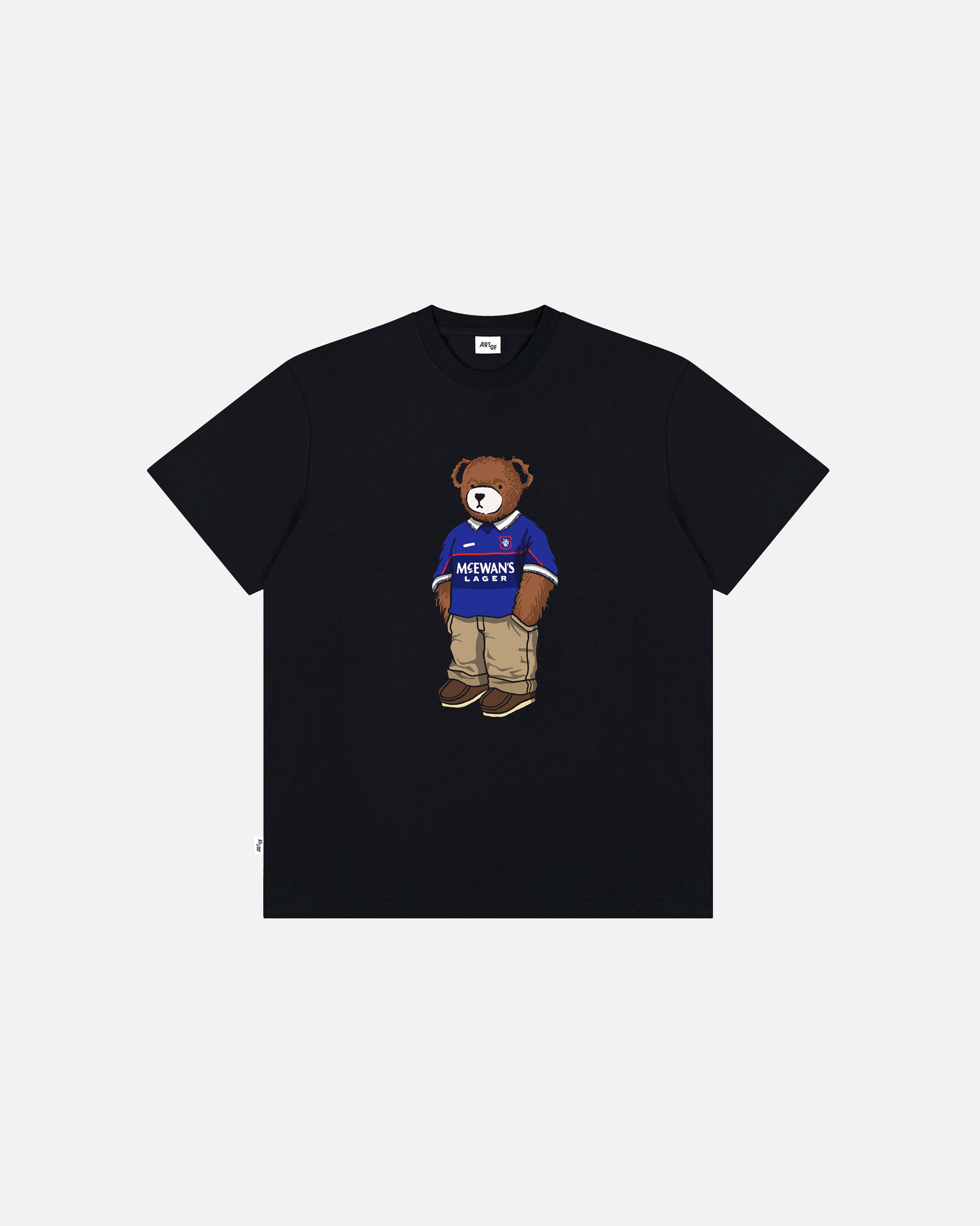 ART OF x Rangers Home Pickles Tee | RFC Black Graphic Football T-shirt