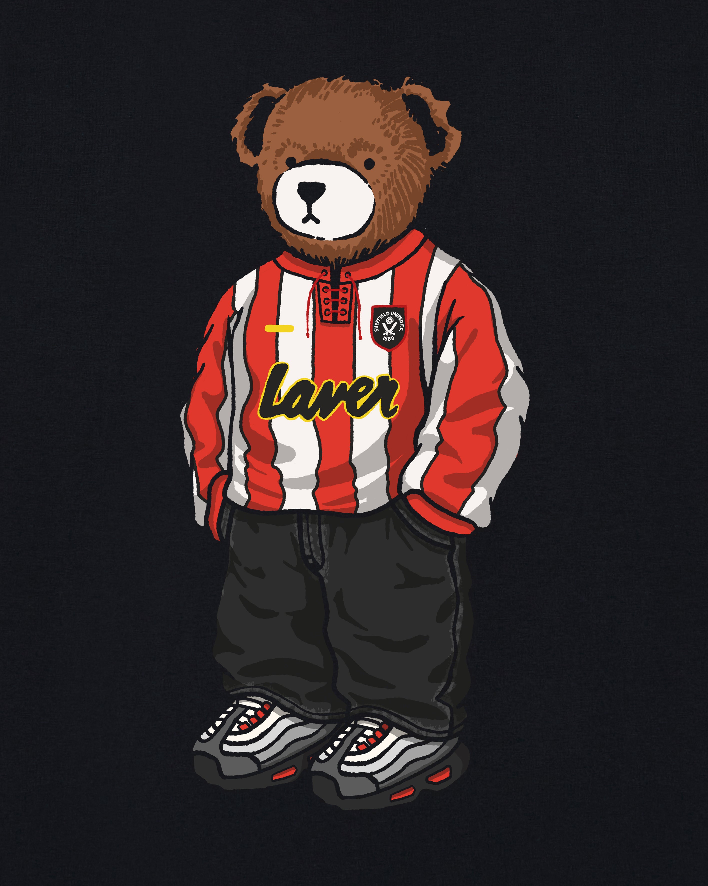 ART OF x Sheffield United Pickles Tee | Black Graphic Football T-shirt