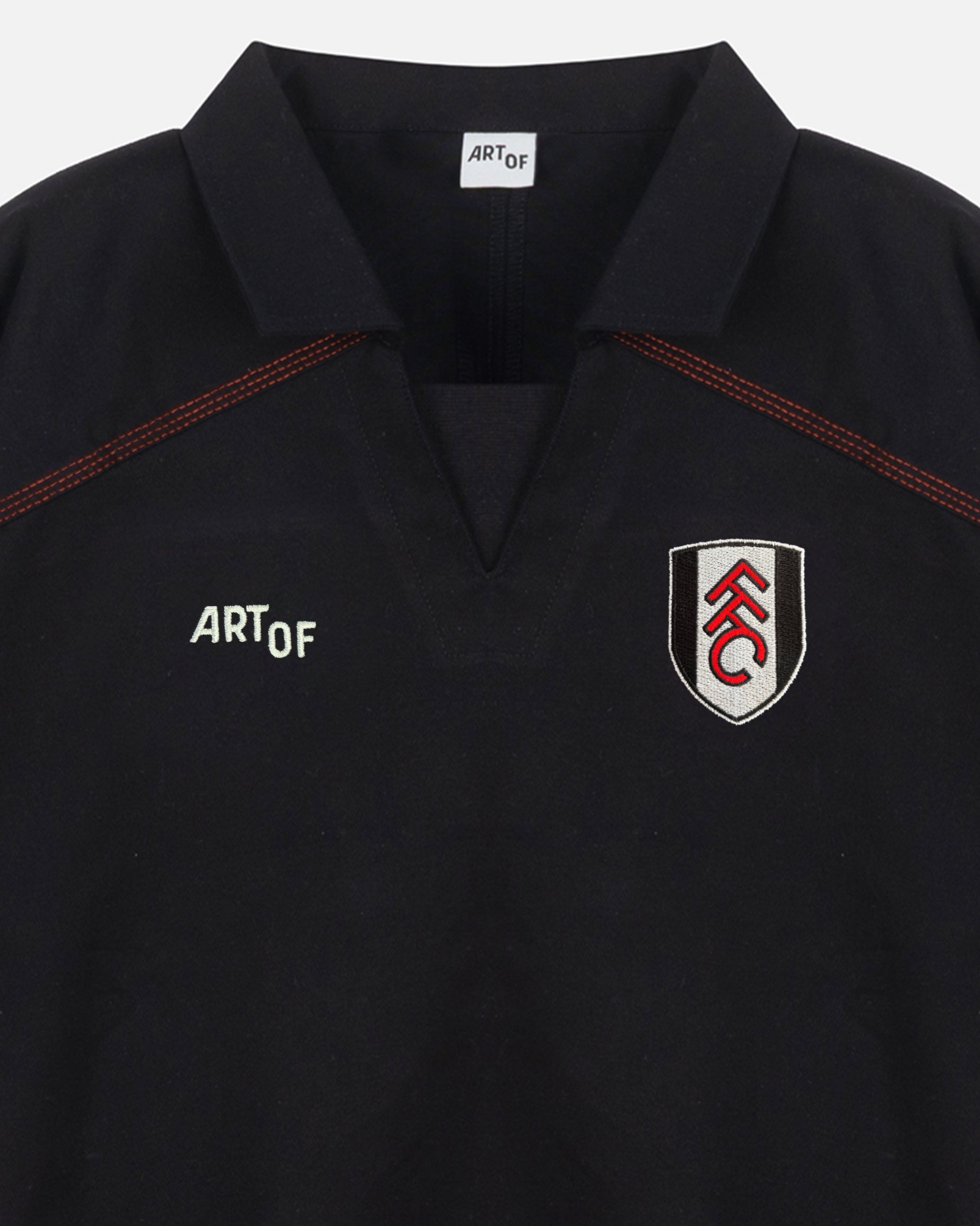 ART OF x Fulham FC Drill Top | Long Sleeved Embroidered Football Top