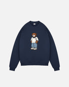 ART OF ENG '90 Pickles Sweat | Navy Printed Football Top