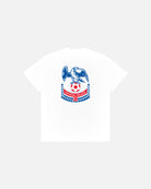 ART OF Crystal Palace 90s Crest | CPFC White Graphic Football T-shirt