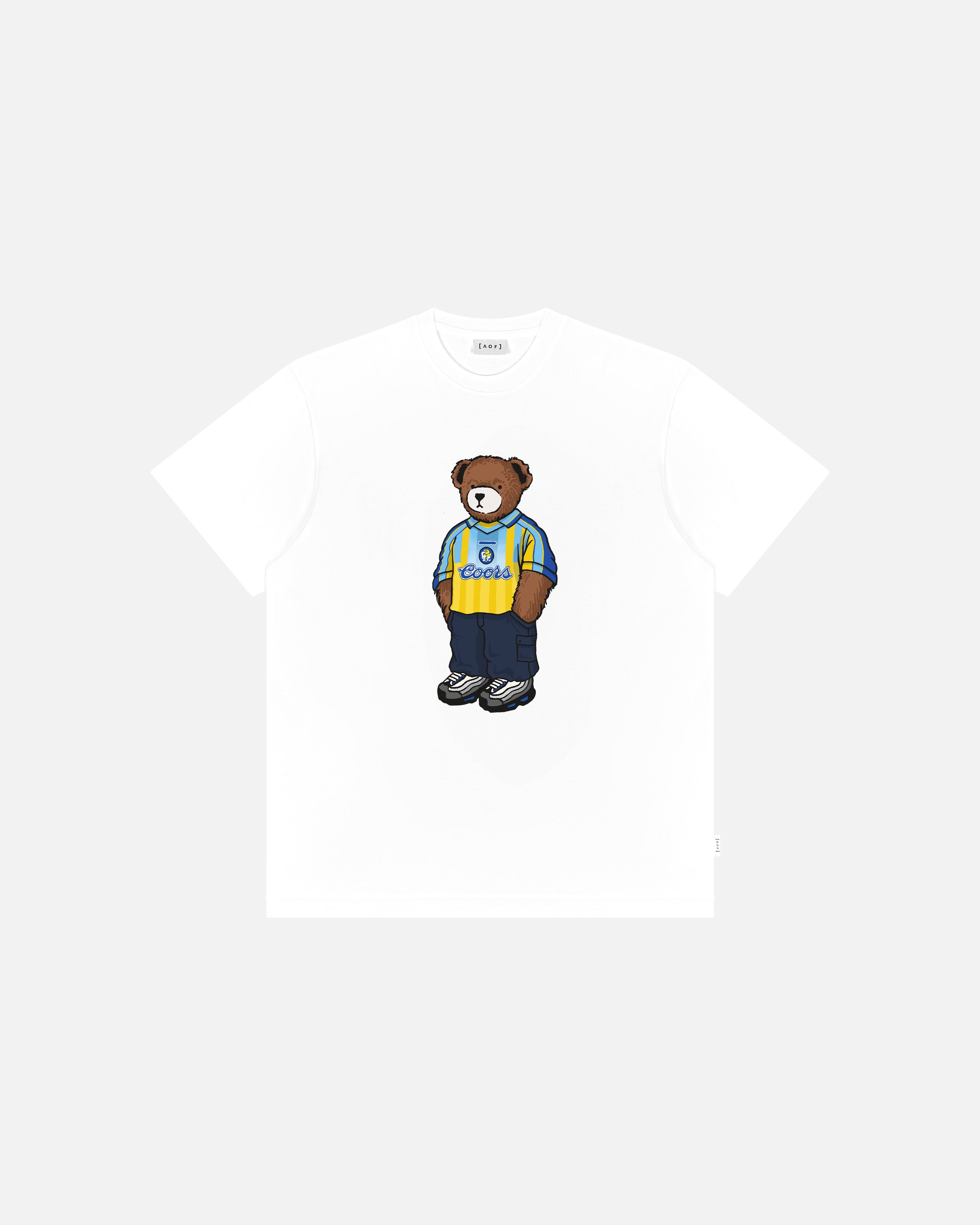 AOF x Pensioners Away Pickles Tee | White T-shirt | Art of Football