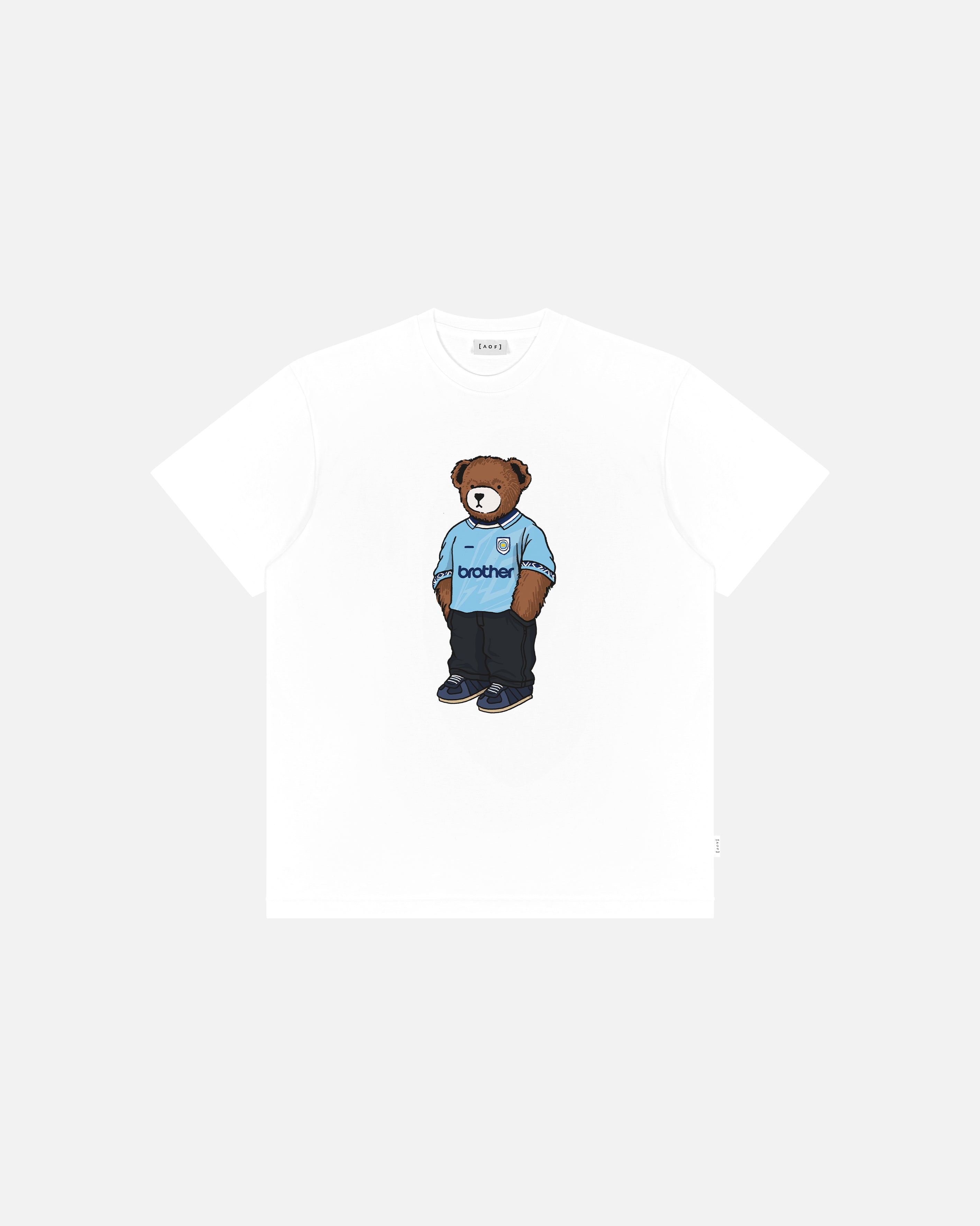 AOF x MCFC Home Pickles Tee | White Graphic T-shirt | Art of Football